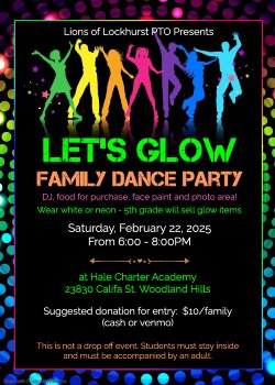 GLOW family dance party